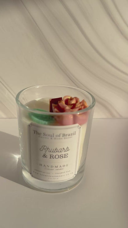 Candle Rhubard & Rose